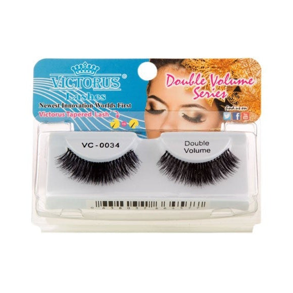Victorus Natural Tapered Strip Lash VC 0034 Black for Effortless Natural Volume & Reusable Elegance