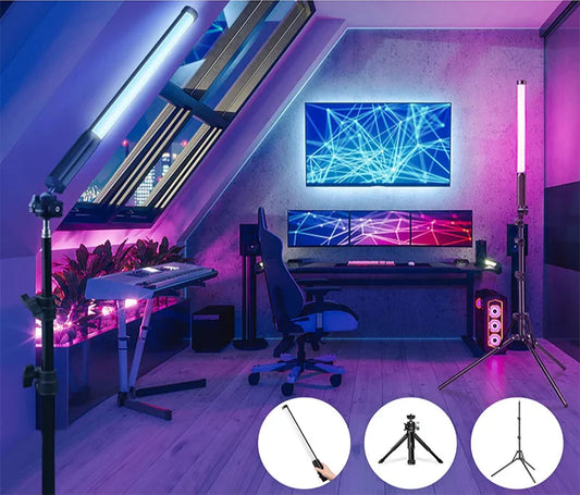 VL119 Handheld RGB Colorful Stick Light 19.68 inch Handheld LED Light