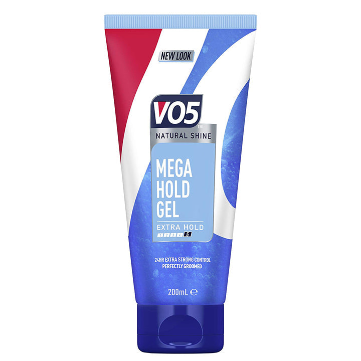 VO5 Mega Hold Styling Gel: Extreme Control for Long-Lasting Styles (Men & Women) 200 ml/6.76 oz