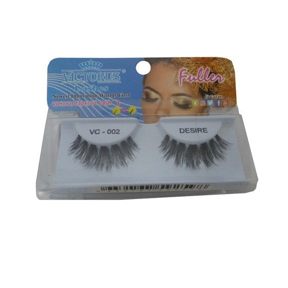 Victorus Eye Lashes DESIRE VC 002 Dramatic Volume & Natural Look for UK Beauty Enthusiasts Reusable Pair