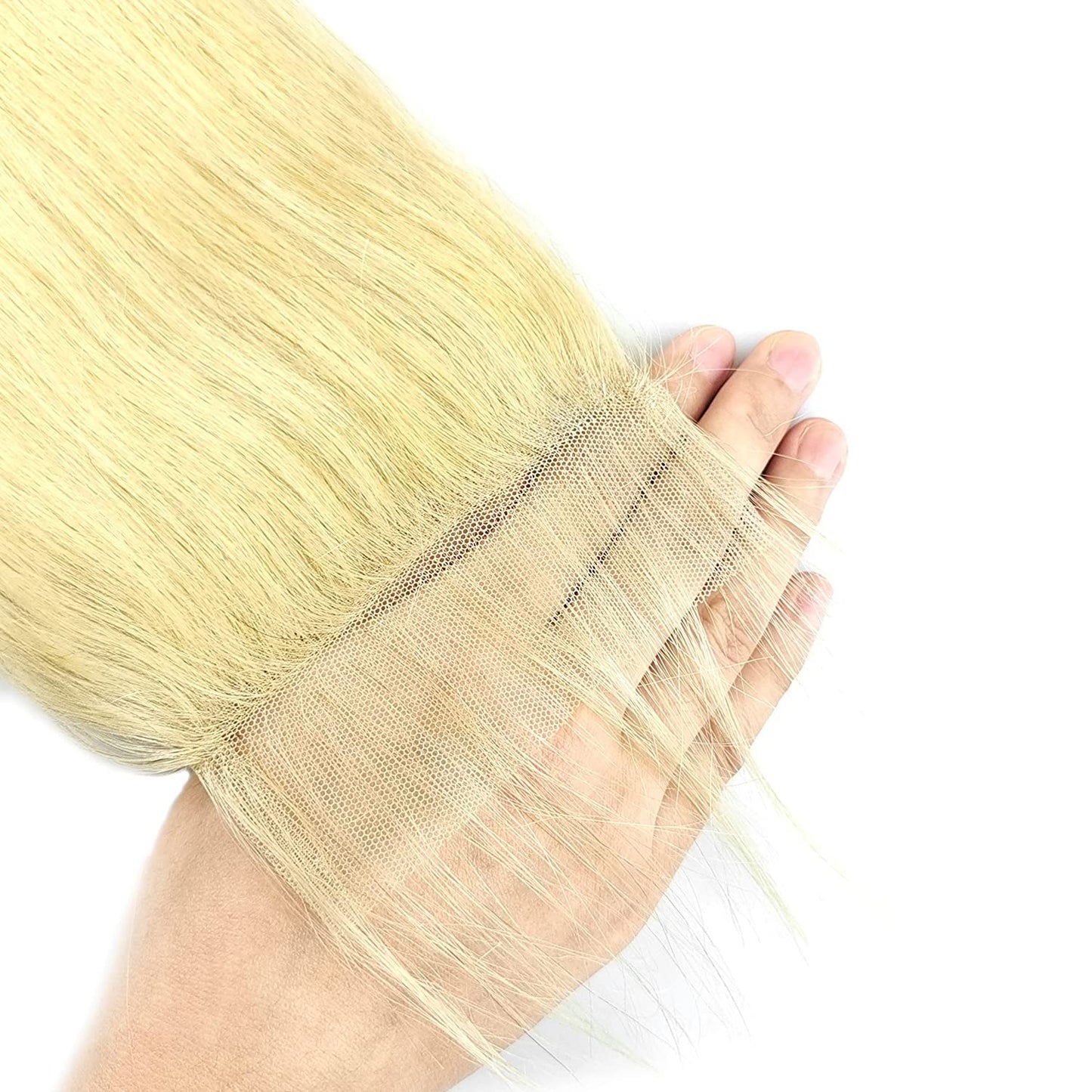 100% Virgin Brazilian Straight Blond Hair Extensions - Luxurious Length & Volume for Stunning Transformations
