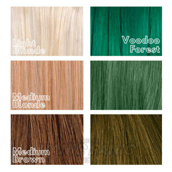Manic Panic Semi-Permanent Hair Color Cream | Voodoo Forest | Vibrant, Vegan & Cruelty-Free Hair Dye for Expressive Individuals 118ml