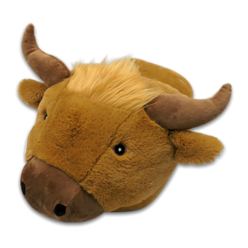 Highland Coo Cow Giant Single Slipper Foot Warmer