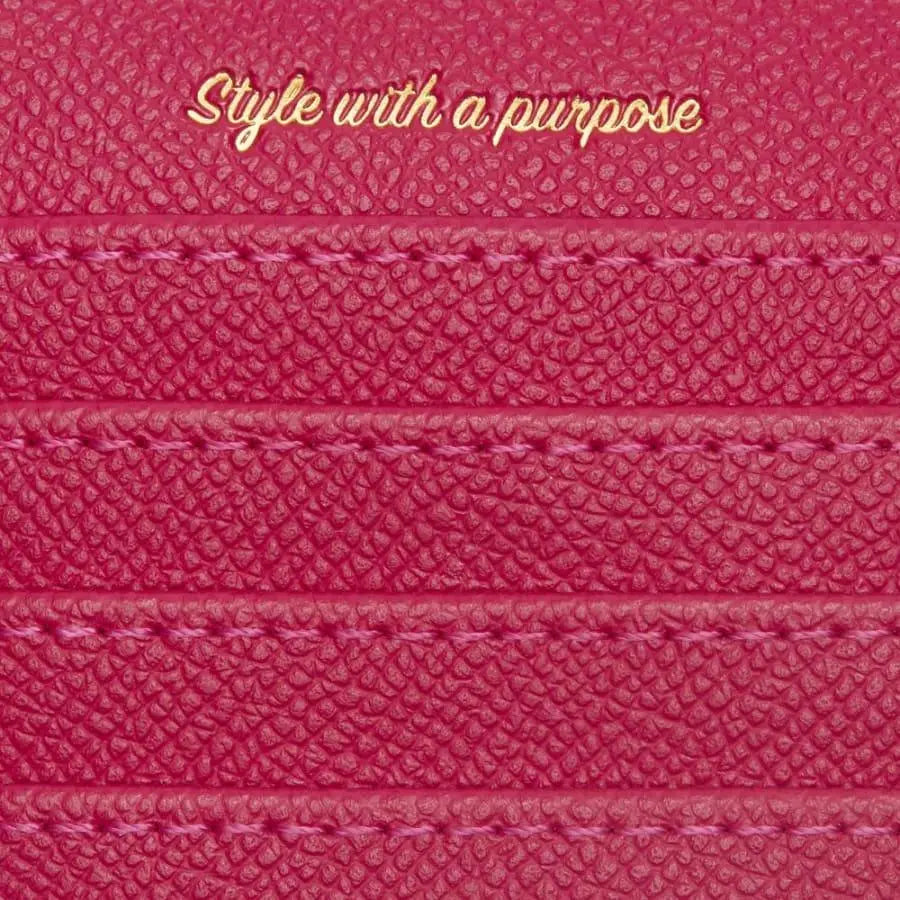 Willow Fuchsia Coin and Card Holder