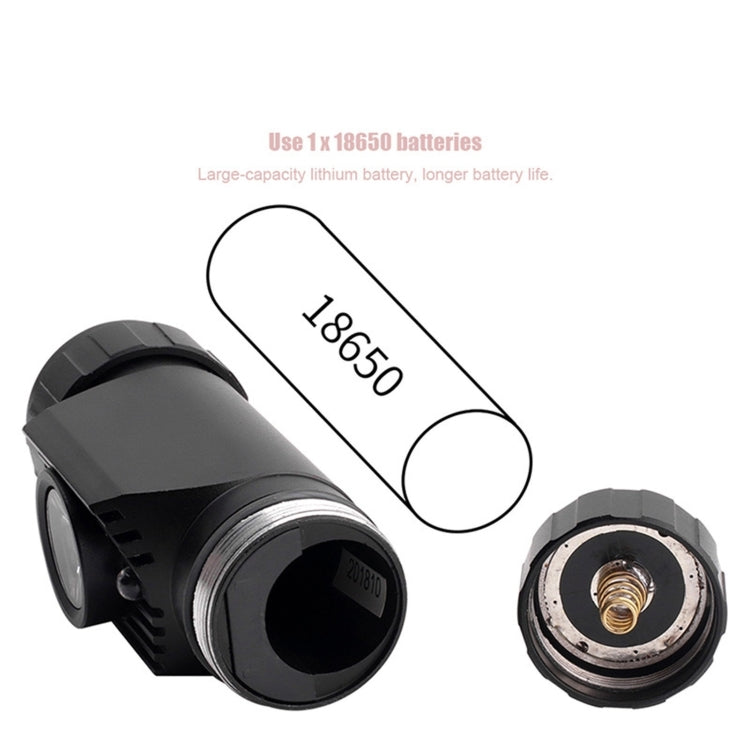 LED Induction Headlight USB Charging Outdoor Waterproof Strong Light Fishing Aluminum Flashlight Headlight (Headlight+2xBatteries)
