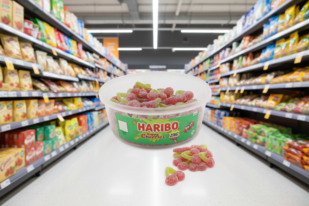 75 x Haribo Happy Cherries Zing