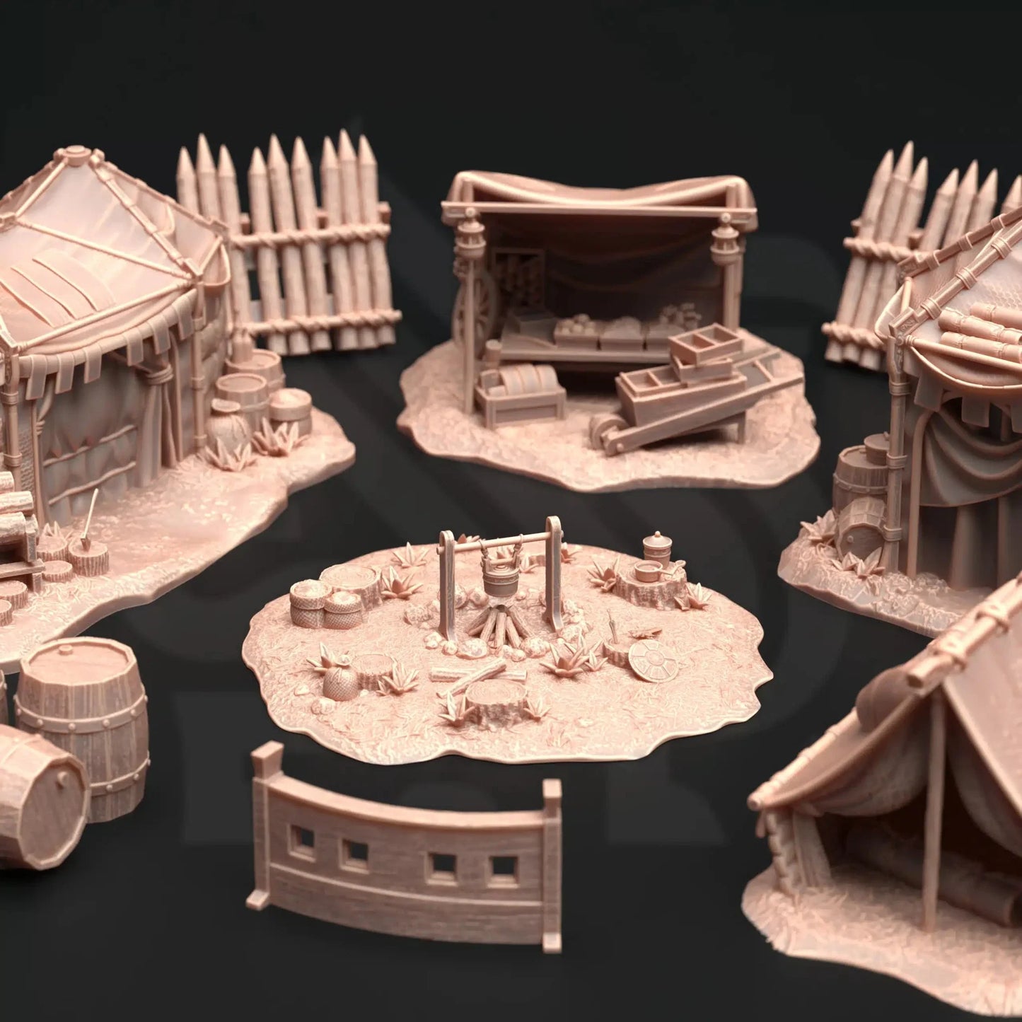 A Place of Respite – 3D Printed Camp Terrain