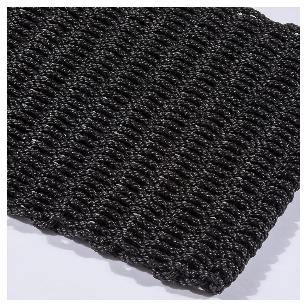 Didsbury Braided Polypropylene 45x75cm Charcoal Doormat