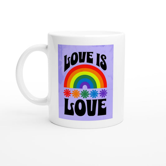 Love Is Love Mug – Colorful LGBTQ+ Pride Coffee Cup
