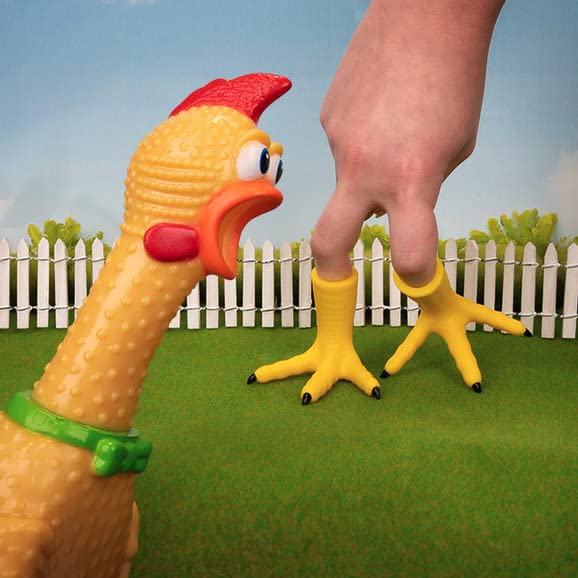 Accoutrements Archie McPhee Chicken Feet Finger Puppets – Set of 2