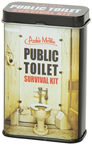 Accoutrements Public Toilet Survival Kit — Compact Travel Hygiene Tin