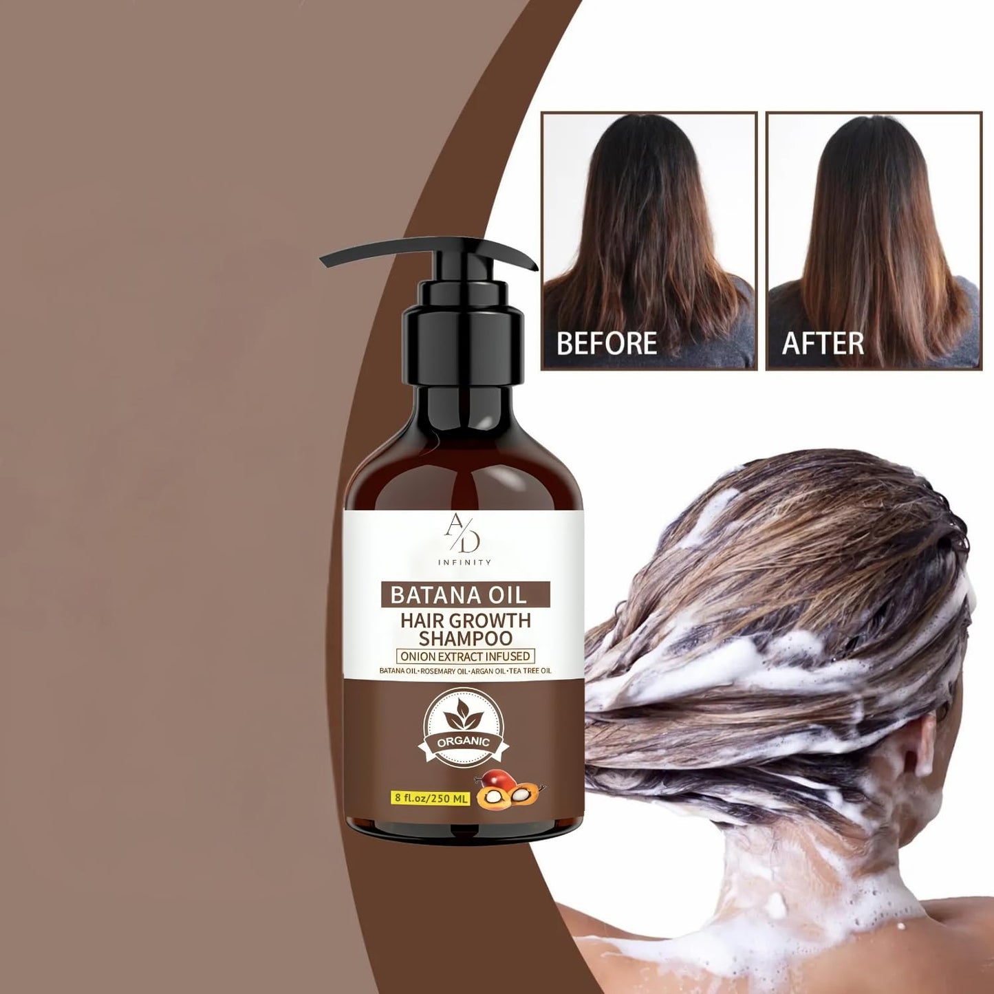 A/D Infinity Batana Oil Hair Growth Shampoo – Onion & Argan Oils