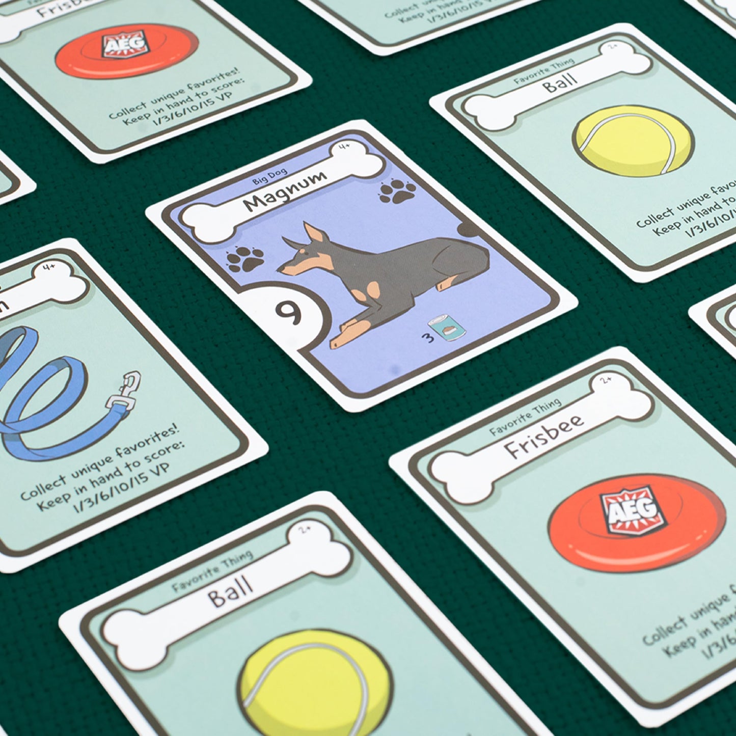 AEG Dog Lover | Family Card Drafting Game for 2-4 Players | 30-Minute Playtime