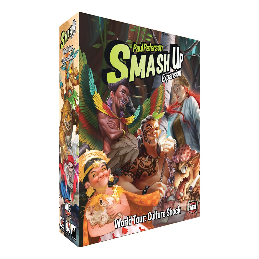 AEG Smash Up World Tour: Culture Shock Expansion – Board Game for 2–4 Players, 30–45 Minutes, Ages 10+