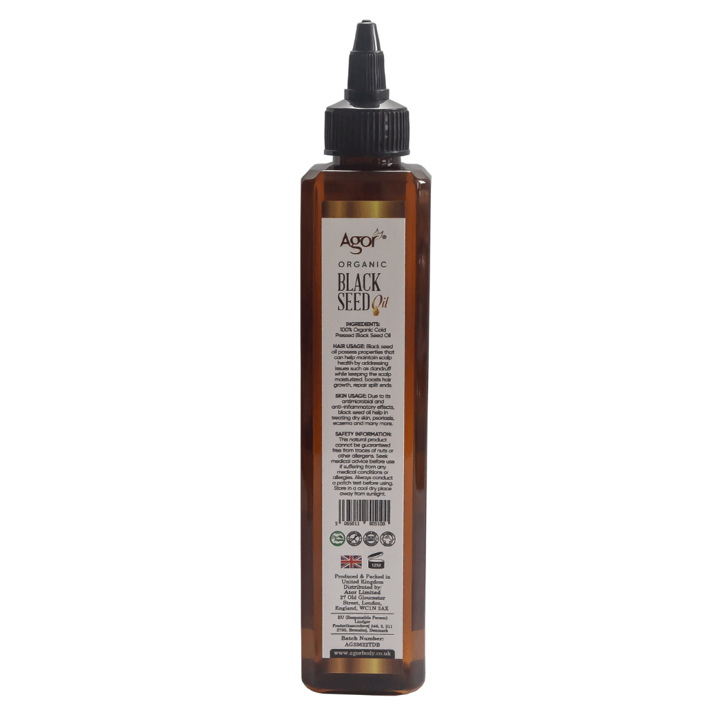 Agor Organic Black Seed Oil Moisturising Hair & Body Oil 250 ml/8.5 oz