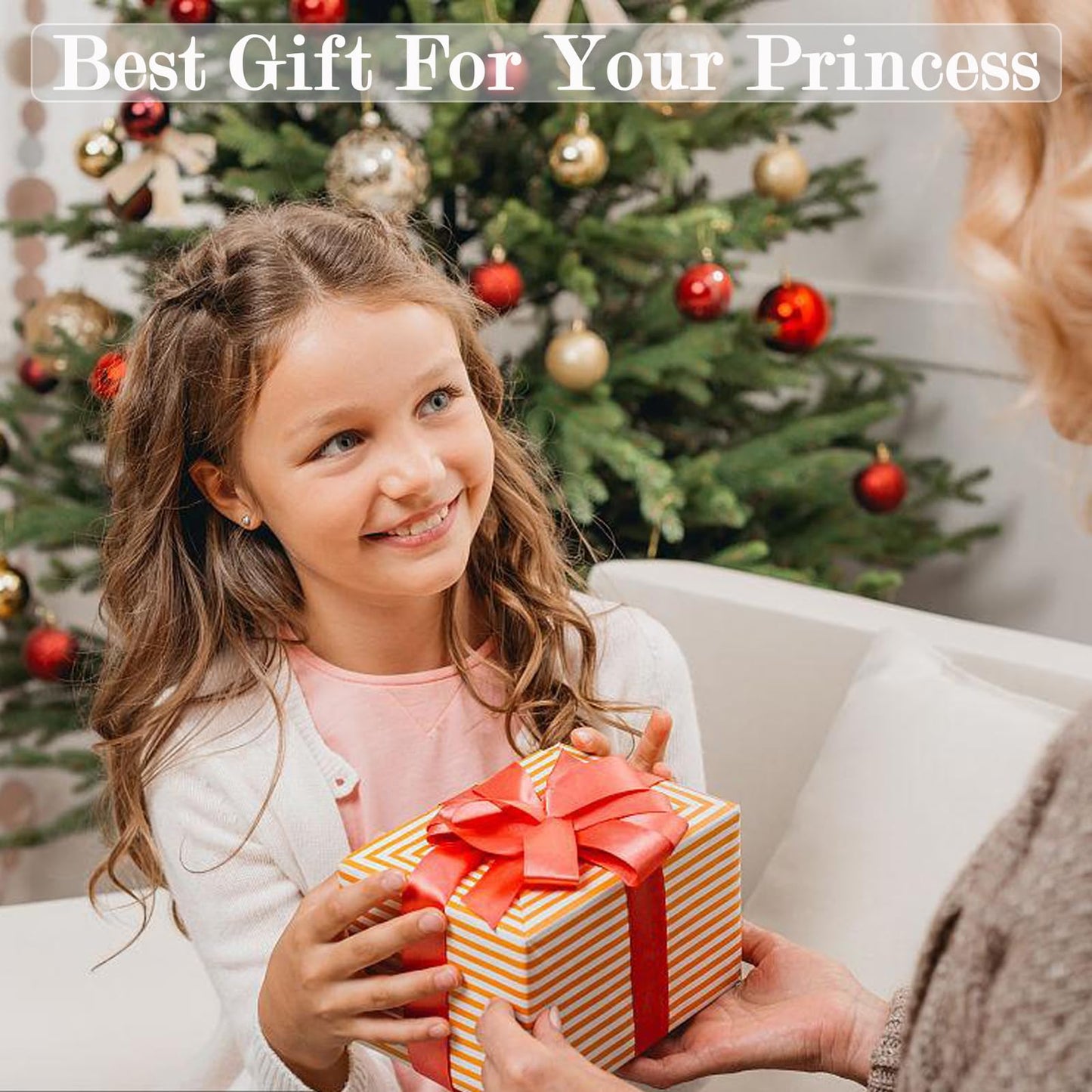 AHLPO Elsa Dress for Girls – Princess Costume with Accessories