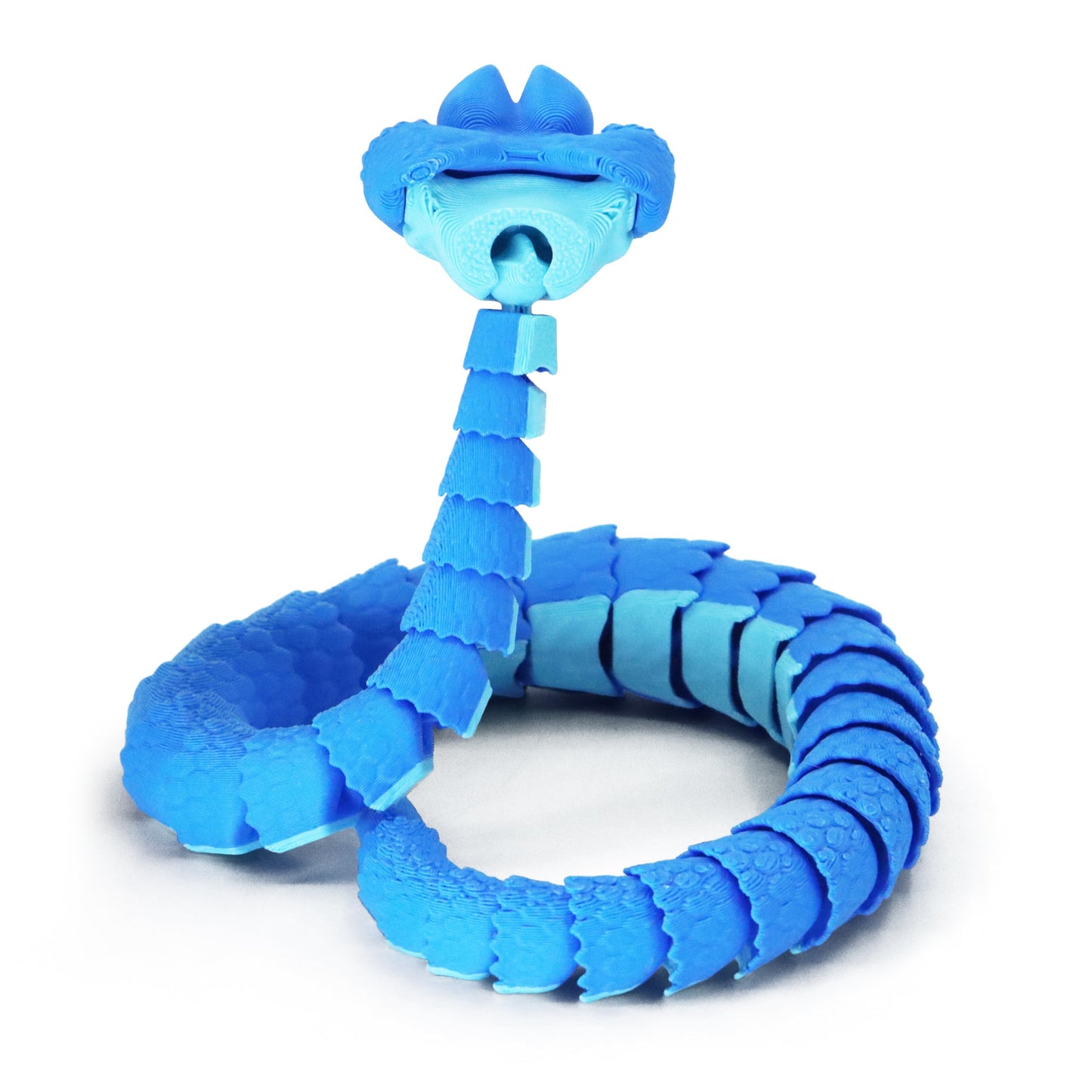 Ahlsense 3D-Printed 17-Inch Gary Snake Toy — Bendable, Articulated Figure