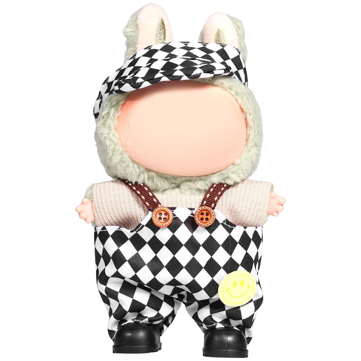 AICase 17cm Doll Clothes Set – 3-Piece Crochet Outfit with Hat for 17cm Dolls