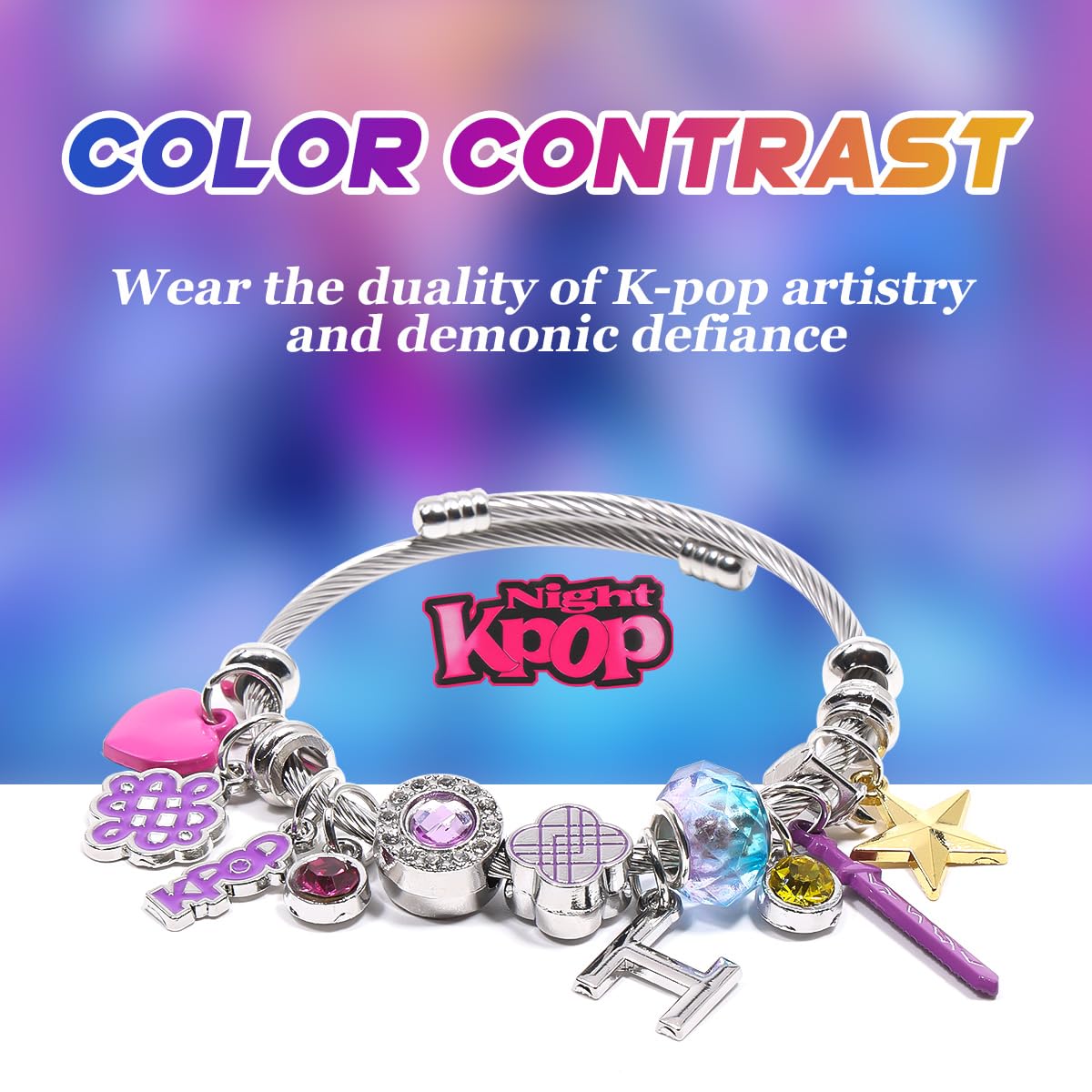 AICase K-Pop Bracelet Collection | Gothic Fusion Jewelry for Fans