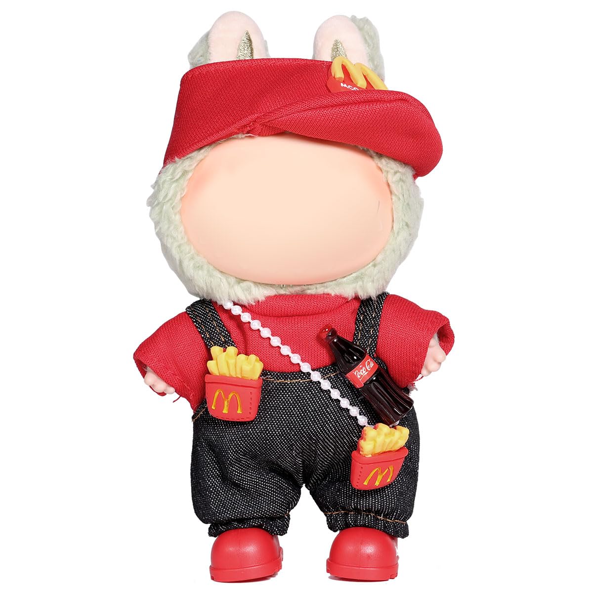 AICase 3-Piece Doll Clothes Set for Lububu 17cm – Hat, Top & Accessories