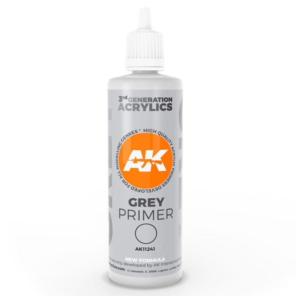 AK Interactive 3rd Gen Grey Primer 100ml (AK11241)