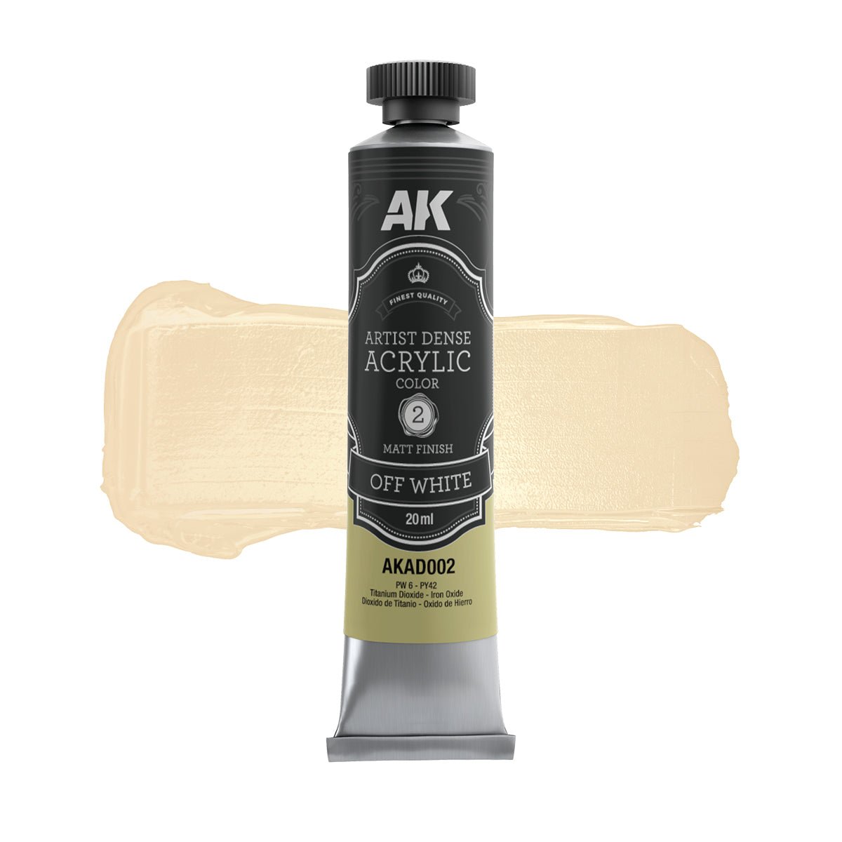 AK Interactive Dense Acrylic Off White (AKAD002)