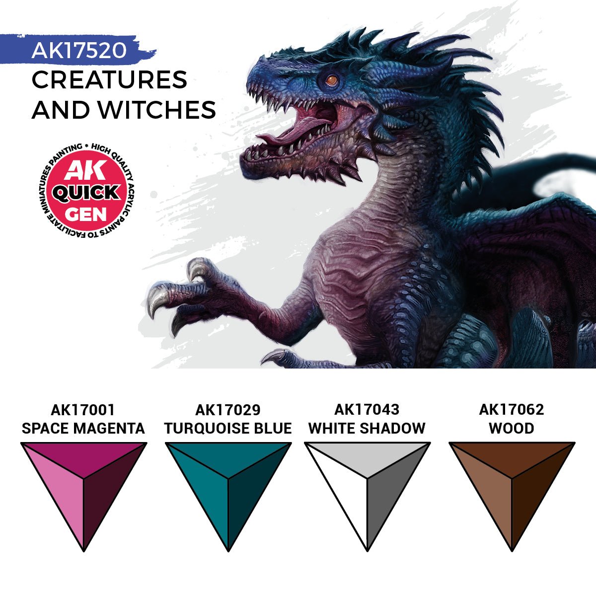 AK Interactive Quick Gen Set - Creatures and Witches (AK17520)