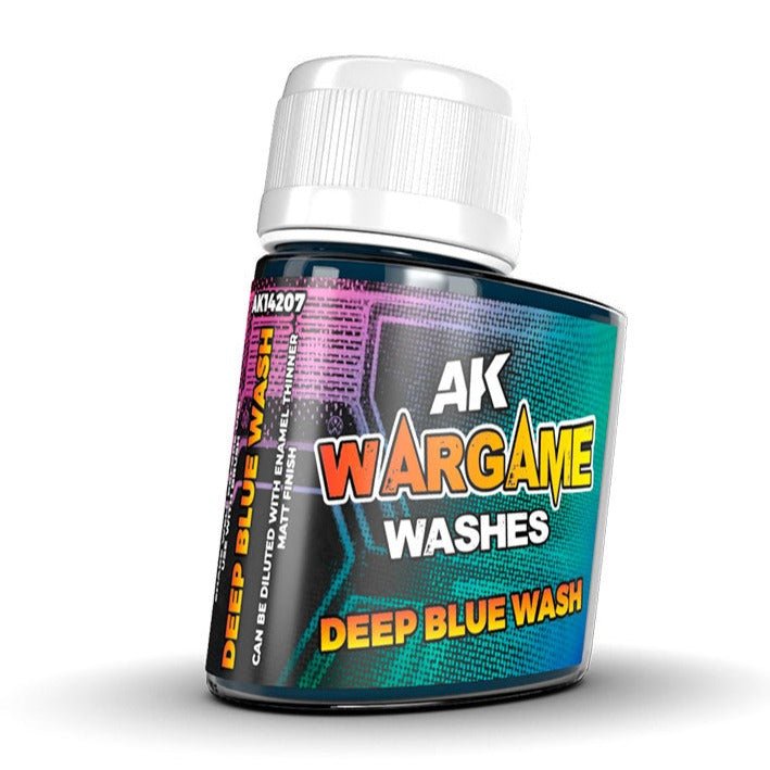 AK Interactive Wash for Wargamers - Deep Blue Wash 35ml (AK14207)