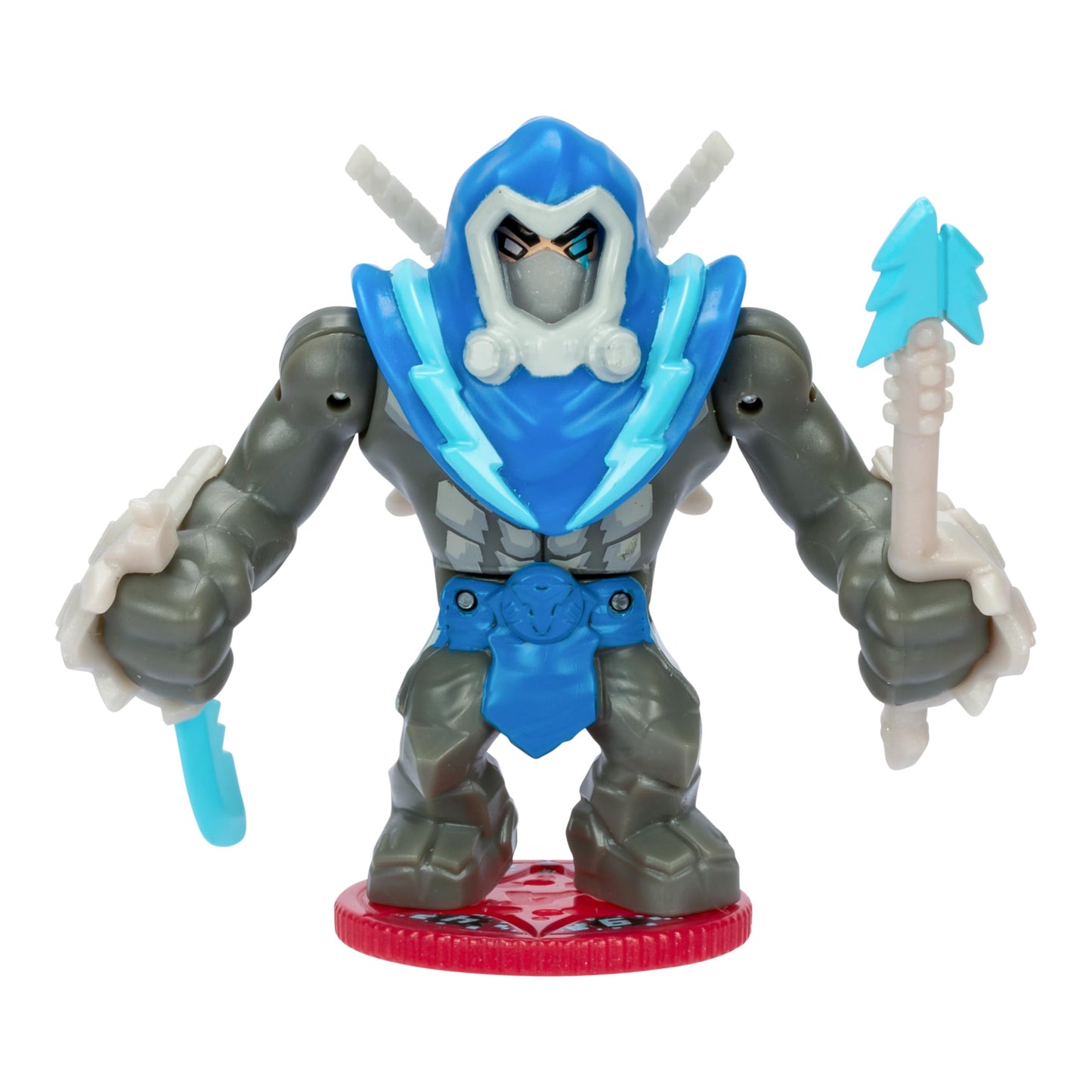 Akedo Legends Ninja Boss Cyber Blade – 3-inch Tall Battle Figure with 360-degree Spin Attack and Double Defense Armor