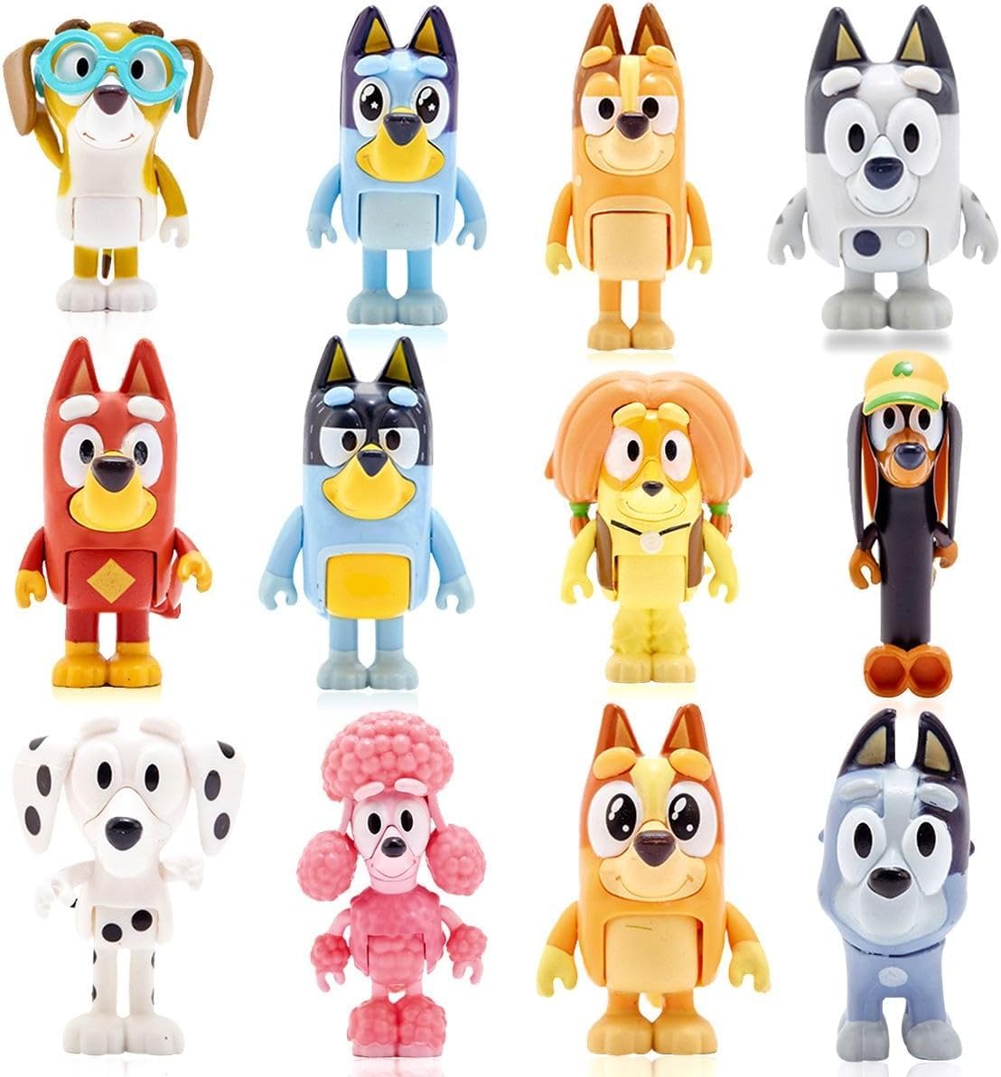 Alhy 12-Pack Wolfs Figures Playset – Wolf Figures, Family & Friends, 2.5–3 in