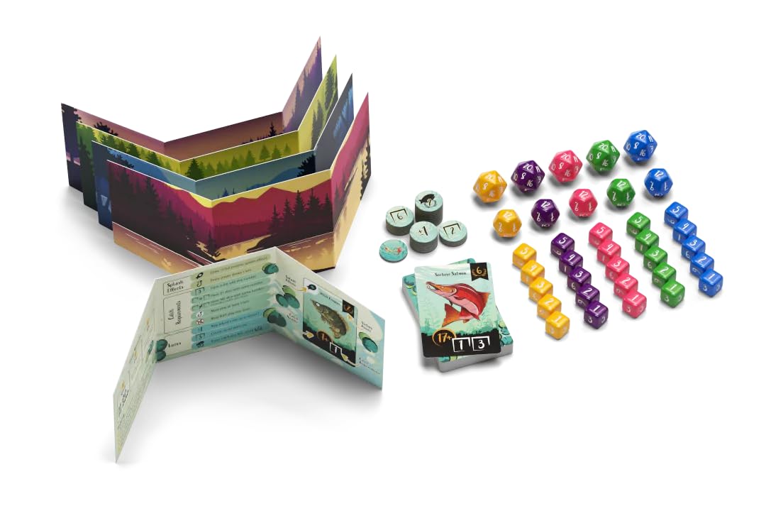Allplay Lure Board Game – Push-Your-Luck Fishing for 2-5 Players