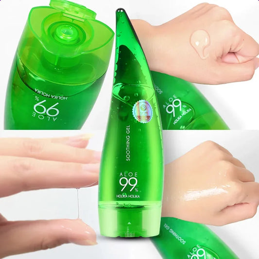 250ml Gel Infused with Aloe Vera, Perfect for Post-Sun Moisturising and Acne Care