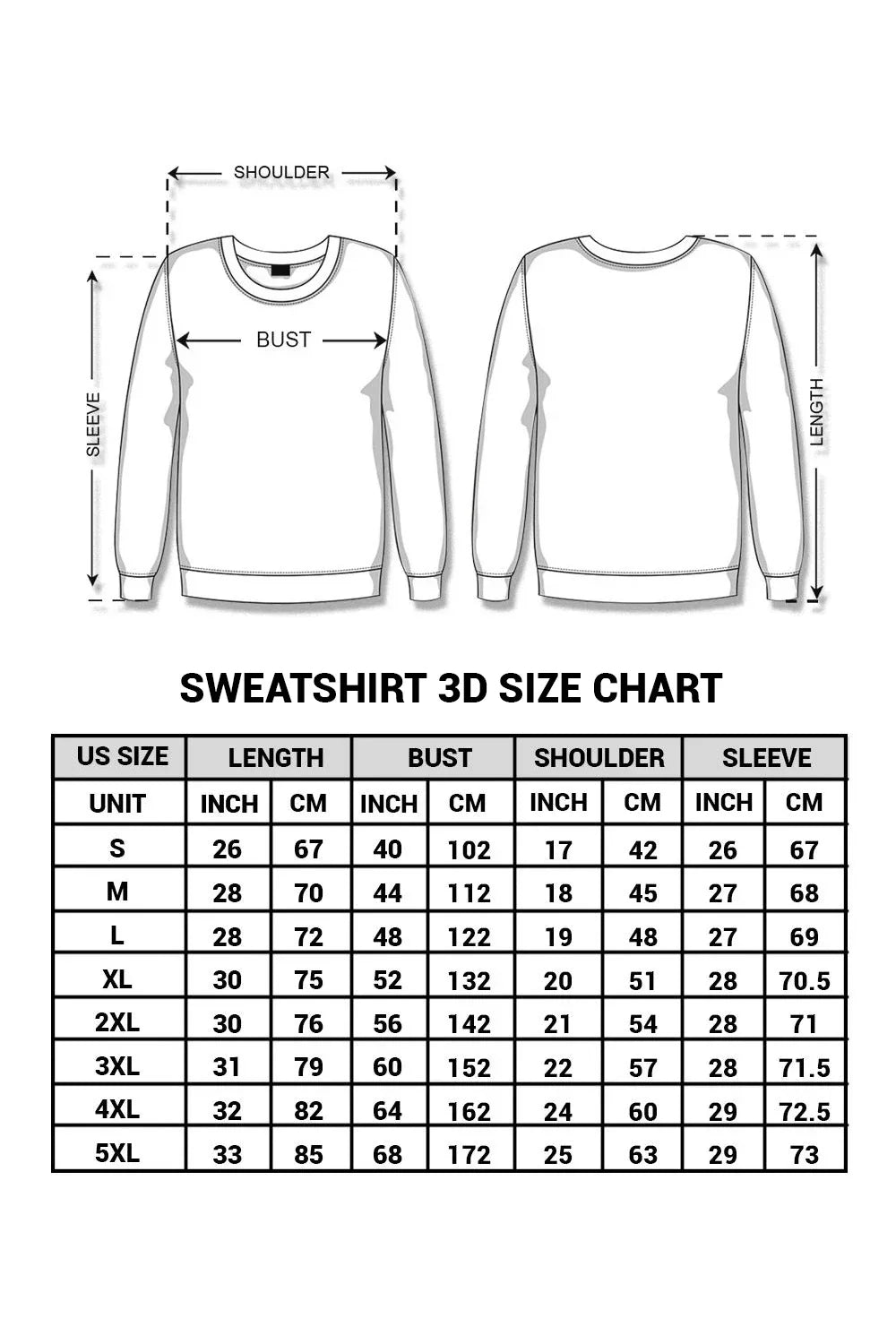 Unisex Casual Sweater with 3D Cat Oil Painting Designs