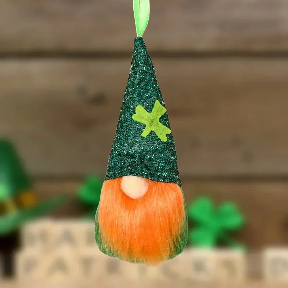 22 Styles St Patrick's Day Decorations Plush Gnome Green Faceless Doll Irish Day Party Decor Saint Patrick Ornaments Irish Gifts