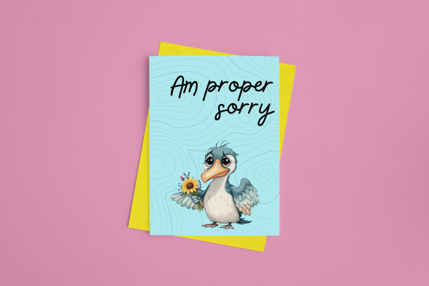 Am Proper Sorry Card