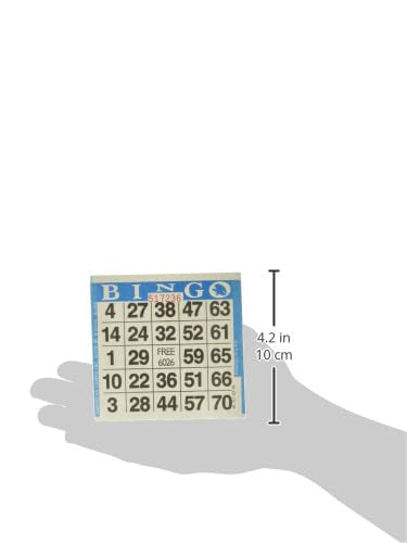 American Games Blue Bingo Paper – 500 Sheets (4x4) with Cards Included