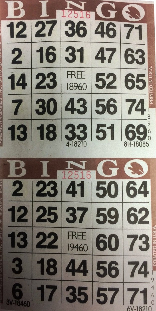 American Games INC 3000 Paper Bingo Cards – 1500 Sheets (2 Cards/Sheet) – Made in USA