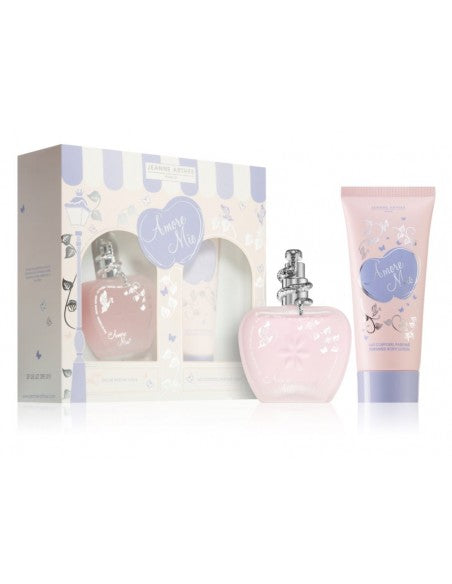 Jeanne Arthes Amore Mio Gift Set 100ml EDP + 200ml Body Lotion Women's Fragrance