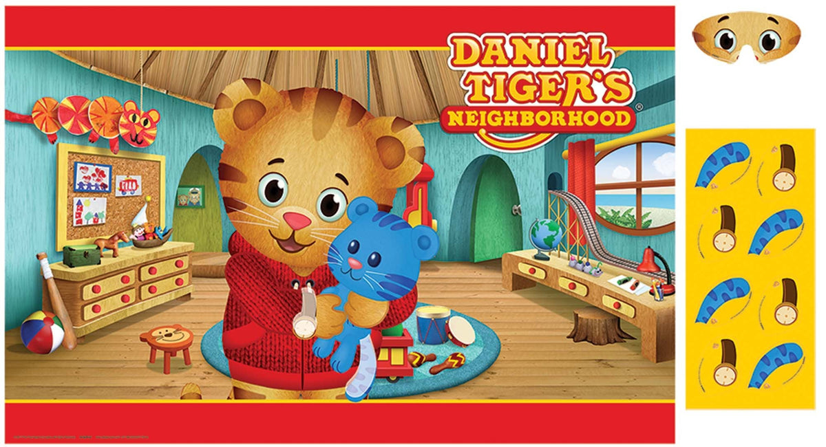 Amscan Daniel Tiger's Neighborhood Party Game – Kids Party Activity