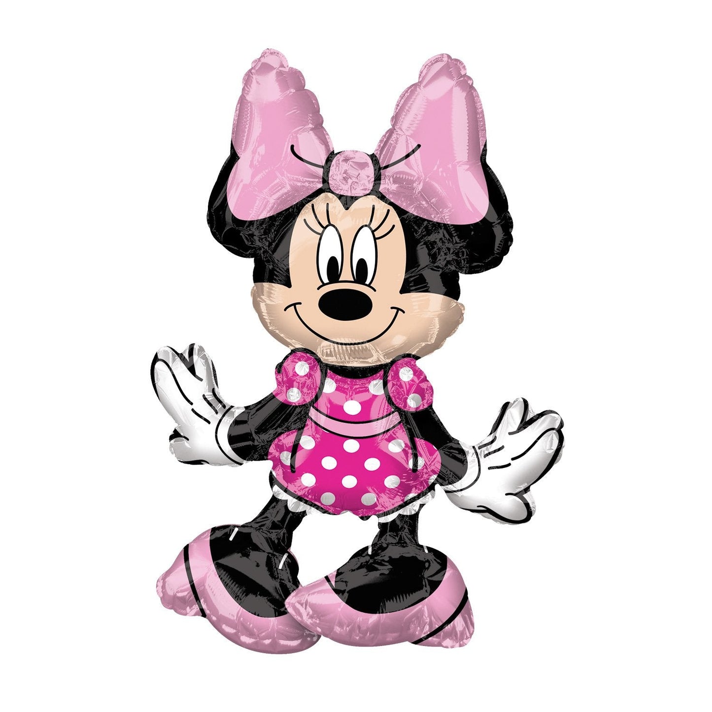 Amscan Minnie Mouse 19in Balloon – Self-Sealing, Helium or Air Inflate