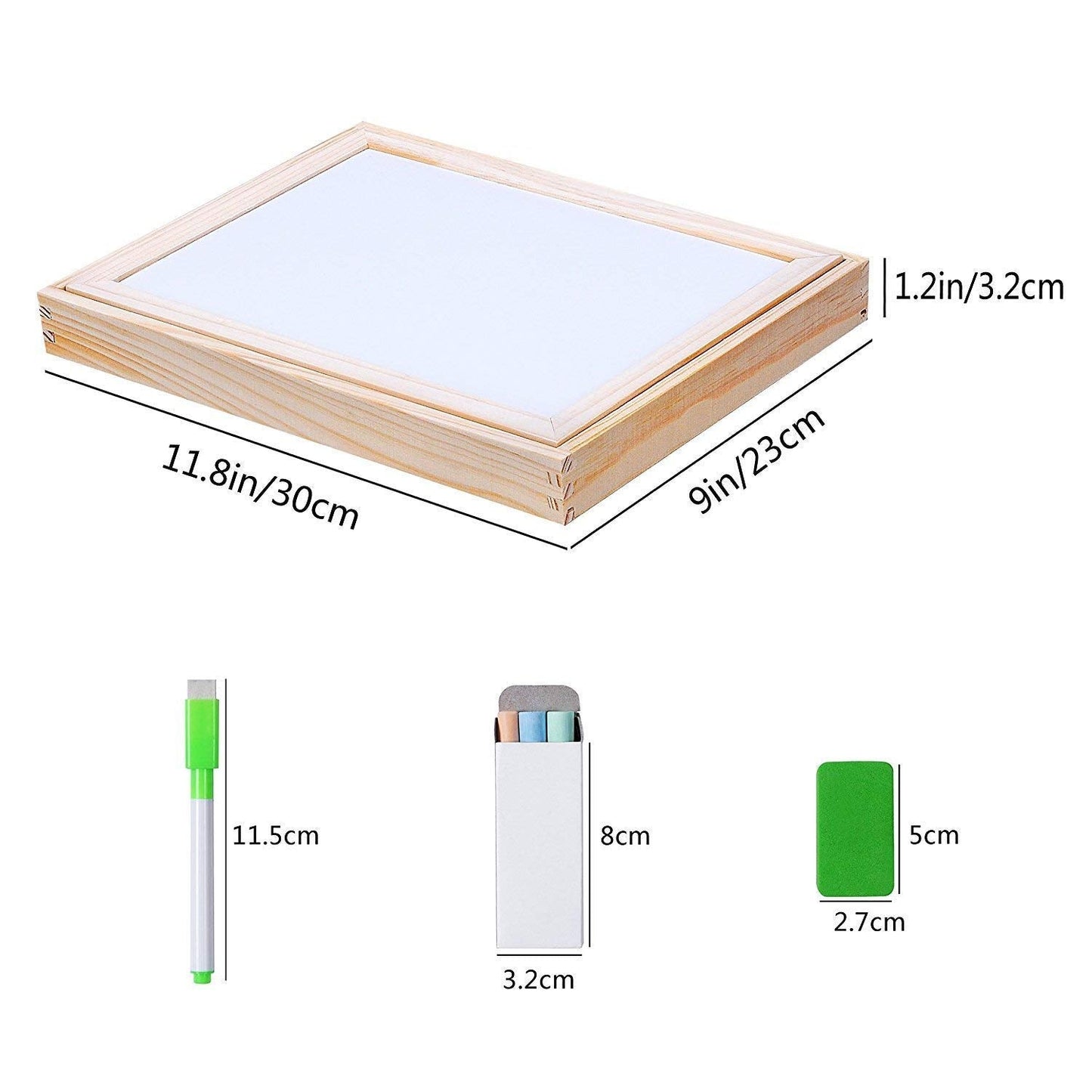 Angelo Home Wooden Magnetic Board Puzzle – Double-Sided Jigsaw & Drawing Sketchpad for Kids