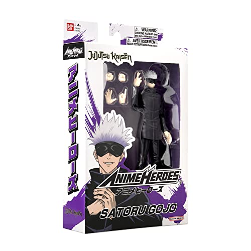 ANIME HEROES: Jujutsu Kaisen Satoru Gojo Action Figure - 6.5-Inch Collectible by Bandai Namco