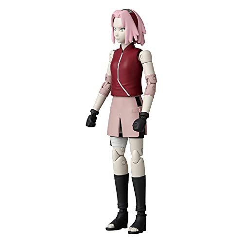 ANIME HEROES Naruto Shippuden Sakura Haruno Action Figure – 6.5-inch, 20+ Points of Articulation