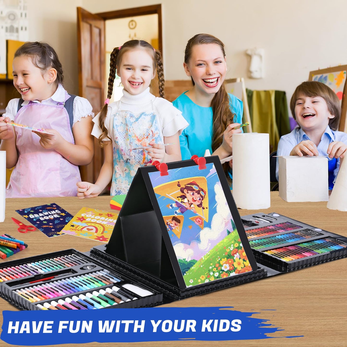 AOTEMOON All-in-One Art Kit – Complete Starter Set for Kids & Teens