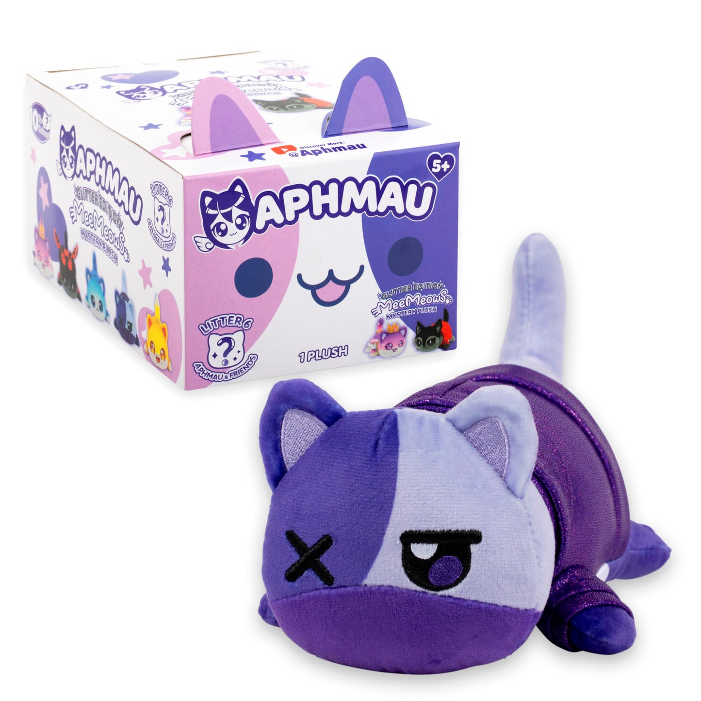 Aphmau 6” MeeMeow Mystery Plush 2-Pack Bundle – Series 6 (Official Merch)