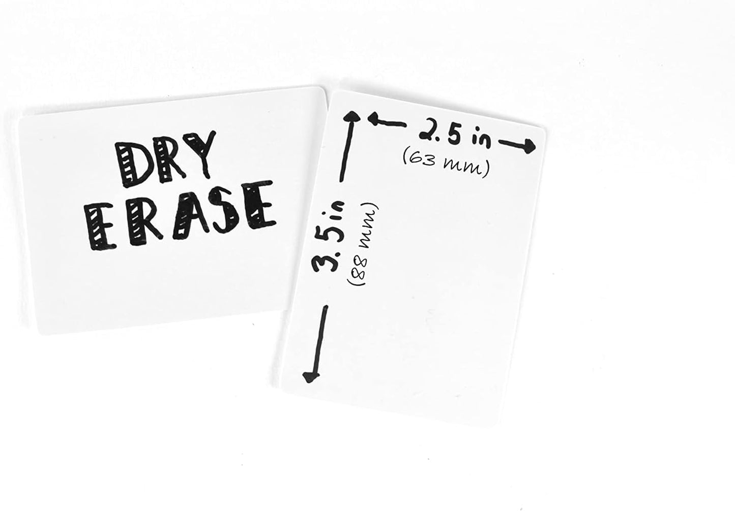 Apostrophe Games Dry Erase Blank Playing Cards with Box – Poker Size (2.5" x 3.5"), 45 Reusable Cards