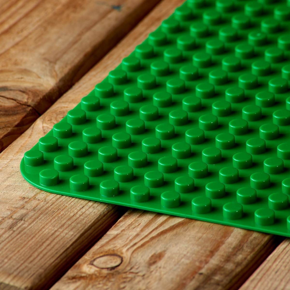 Apostrophe Games Green Base Plate 15x10 for Large Blocks – Compatible with Major Brands