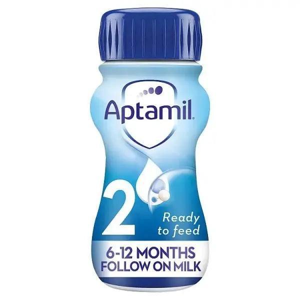 Aptamil 2 Follow On Baby Milk Formula 6-12 Months 200ml (Case of 12)