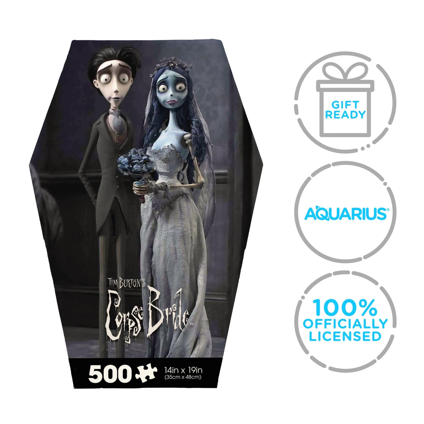 Aquarius Corpse Bride 500pc Puzzle – Glare-Free, Precision-Cut, Officially Licensed