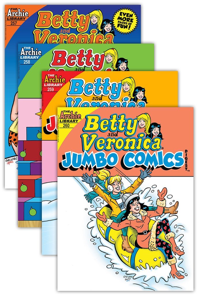 Archie Comics Digest Value Gift Packs – Betty & Veronica 4-Pack